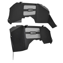 Load image into Gallery viewer, Westin 18-20 Jeep Wrangler JL Inner Fenders - Front - Textured Black - Main Product View