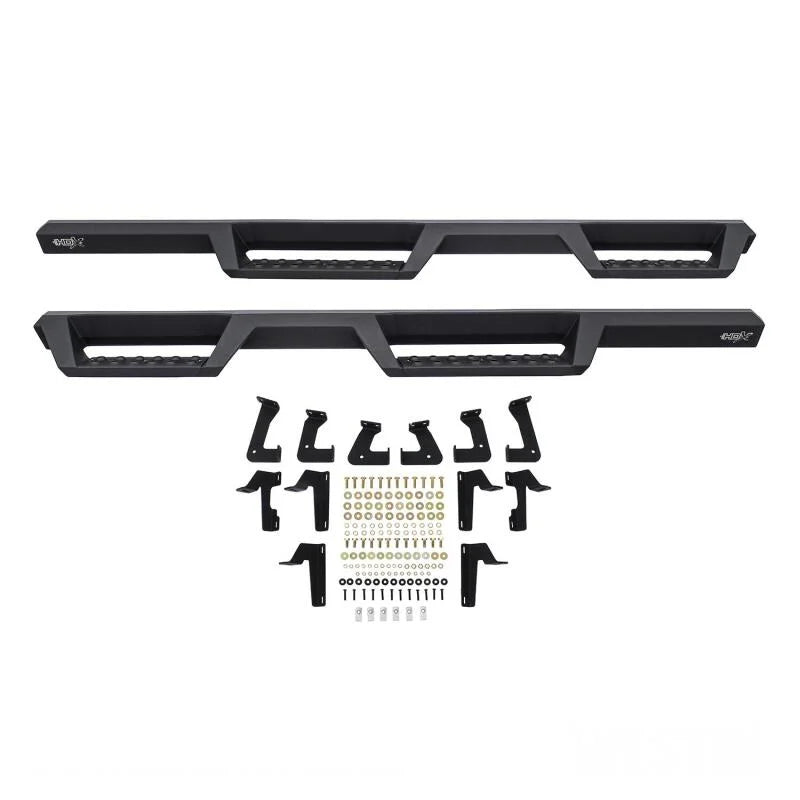 Westin 18-20 Jeep Wrangler JL Unlimited 4DR HDX Drop Nerf Step Bars - Textured Black - Additional View 7