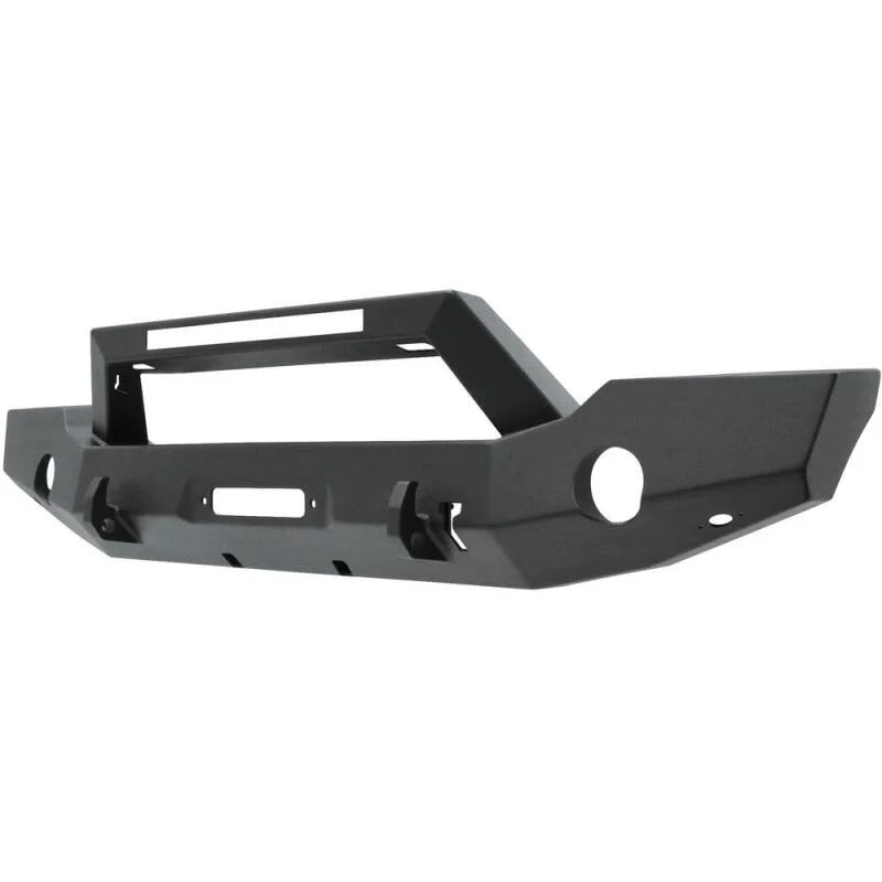 Westin 18-20 Jeep Wrangler WJ2 Full Width Front Bumper w/LED Light Bar Mount Textured Black - Main Product View