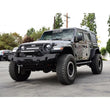 Load image into Gallery viewer, Westin 18-20 Jeep Wrangler WJ2 Full Width Front Bumper w/LED Light Bar Mount Textured Black - Installation View