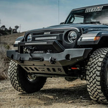 Load image into Gallery viewer, Westin 18-20 Jeep Wrangler WJ2 Full Width Front Bumper w/LED Light Bar Mount Textured Black - Additional View 5