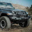 Load image into Gallery viewer, Westin 18-20 Jeep Wrangler WJ2 Full Width Front Bumper w/LED Light Bar Mount Textured Black - Additional View 7