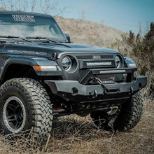 Load image into Gallery viewer, Westin 18-20 Jeep Wrangler WJ2 Full Width Front Bumper w/LED Light Bar Mount Textured Black - Additional View 7