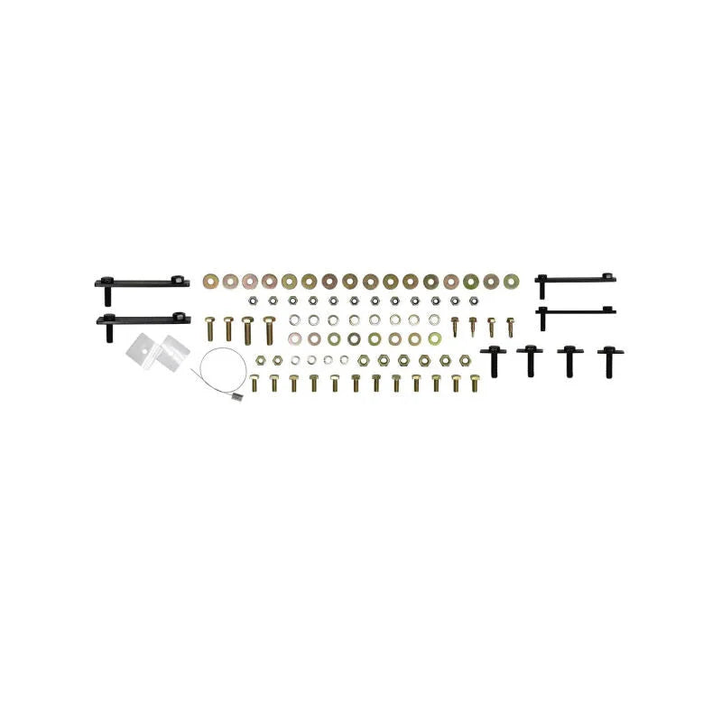 Westin 18-22 Chevrolet Traverse Running Board Mount Kit - Blk - Side View