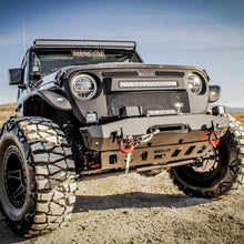 Load image into Gallery viewer, Westin 18-22 Jeep Wrangler JL / 20-22 Gladiator WJ2 Stubby Front Bumper - Tex. Blk - Side View