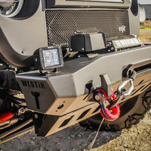 Load image into Gallery viewer, Westin 18-22 Jeep Wrangler JL / 20-22 Gladiator WJ2 Stubby Front Bumper - Tex. Blk - Back View