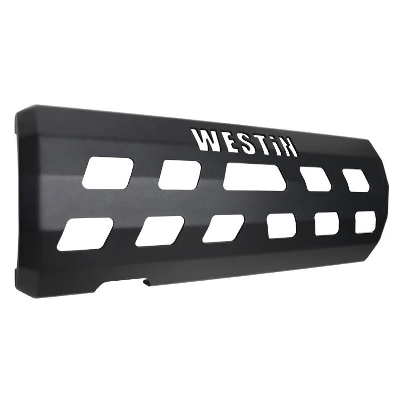 Westin 18-22 Jeep Wrangler JL (Excl. 4xe) Muffler Skid Plate - Tex. Blk - Additional View 5