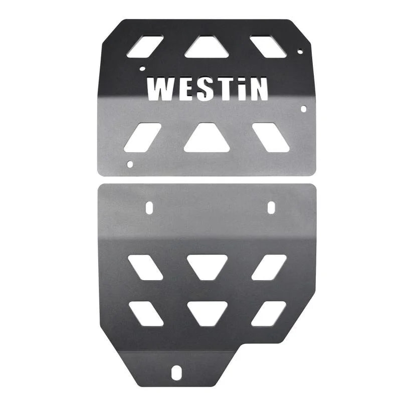 Westin 18-22 Jeep Wrangler JL Transmission Pan Skid Plate - Main Product View