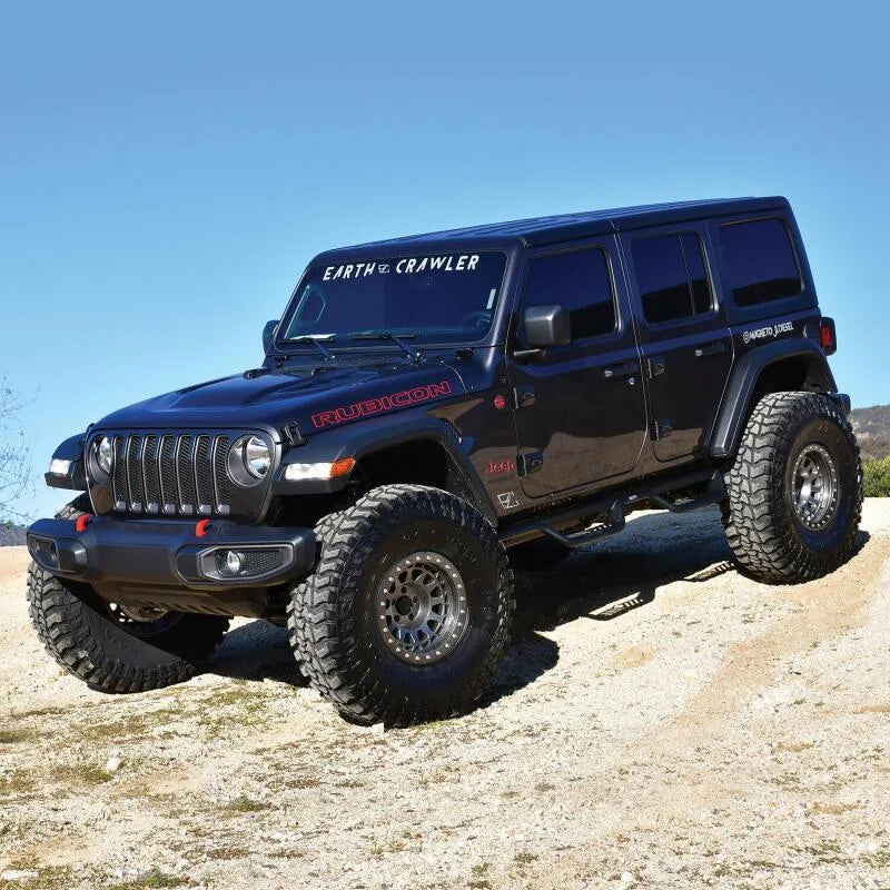 Westin 18-22 Jeep Wrangler JL Unlimited Outlaw Nerf Step Bars - Back View