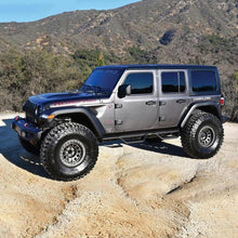 Load image into Gallery viewer, Westin 18-22 Jeep Wrangler JL Unlimited Outlaw Nerf Step Bars - Installation View