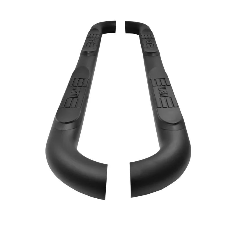 Westin 18-22 Jeep Wrangler JLU 4dr. E-Series 3 Nerf Step Bars - Tex. Blk - Additional View 5