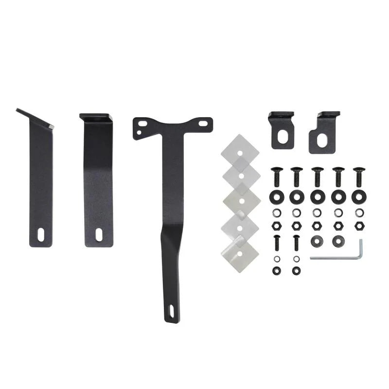 Westin 18-22 Jeep Wrangler JLU 4dr. (Excl. 4xe) Gas Tank Skid Plate - Tex. Blk - Side View