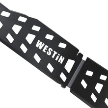Load image into Gallery viewer, Westin 18-22 Jeep Wrangler JLU 4dr. (Excl. 4xe) Gas Tank Skid Plate - Tex. Blk - Back View