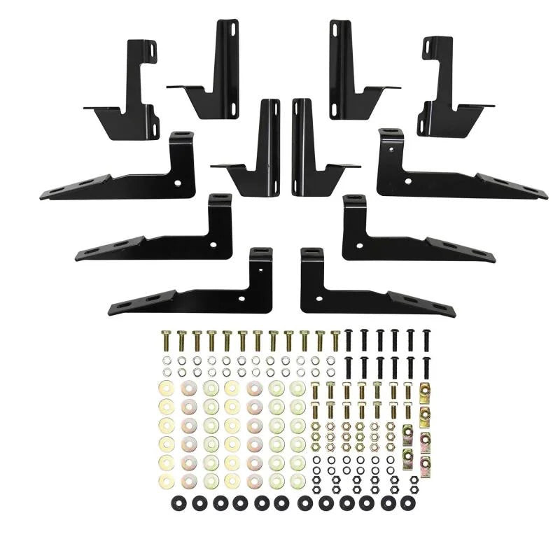 Westin 18-22 Jeep Wrangler JLU 4dr R5 Nerf Step Bars - Tex. Blk - Additional View 8