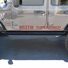 Load image into Gallery viewer, Westin 18-24 Jeep Wrangler (JL) Unlimited 4DR Outlaw Running Board - Installation View