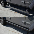 Load image into Gallery viewer, Westin 18-24 Jeep Wrangler JL Unlimited 4dr Pro-e Running Boards - Tex. Blk - Installation View