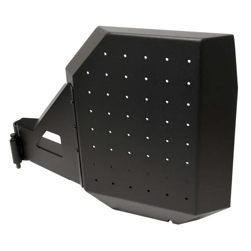 Westin 18-25 Wrangler JL Accessory For XTS Rear - D/S Swingout - Tex. Blk - Side View