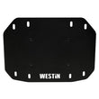 Load image into Gallery viewer, Westin 18-25 Wrangler JL Spare Tire Delete Plate - Tex. Blk - Side View