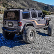Load image into Gallery viewer, Westin 18-25 Wrangler JL Spare Tire Delete Plate - Tex. Blk - Installation View