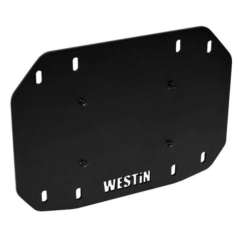 Westin 18-25 Wrangler JL Spare Tire Delete Plate - Tex. Blk - Additional View 8