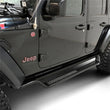 Load image into Gallery viewer, Westin 18-26 Jeep Wrangler 4dr Outlaw Drop Running Boards - Tex. Blk - Additional View 9