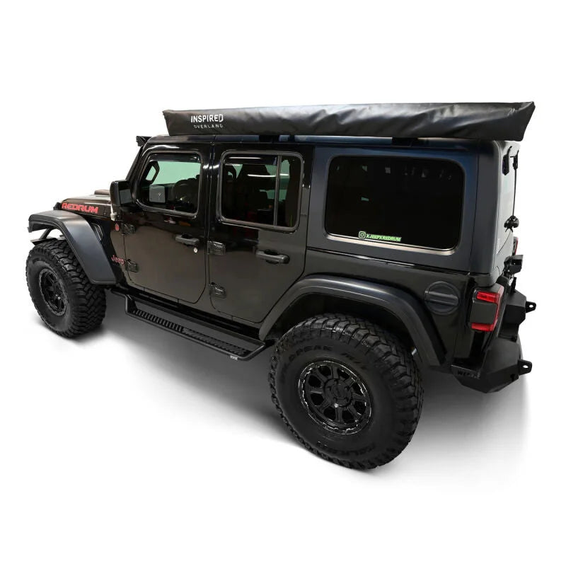 Westin 18-26 Jeep Wrangler 4dr Outlaw Drop Running Boards - Tex. Blk - Additional View 10