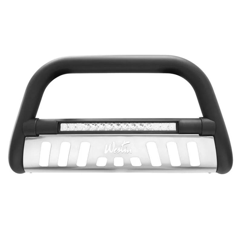 Westin 19-20 Chevrolet Silverado 1500 (Excl. 2019 Silverado LD) Ultimate Bull Bar - Textured Black - Main Product View