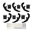 Load image into Gallery viewer, Westin 19-20 Chevrolet Silverado/GMC Sierra 1500 Double Cab PRO TRAXX 5 Oval Nerf Step Bars - Black - Additional View 8
