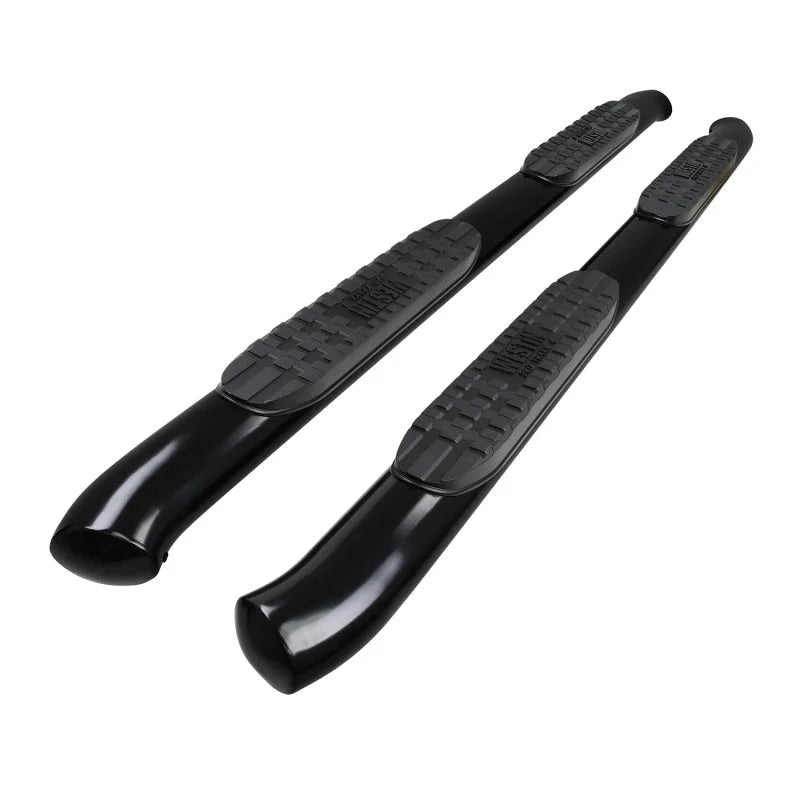 Westin 19-20 Chevrolet/GMC Silverado/Sierra 1500 Double Cab PRO TRAXX 4 Oval Nerf Step Bars - Black - Main Product View
