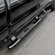 Load image into Gallery viewer, Westin 19-20 Chevrolet/GMC Silverado/Sierra 1500 Double Cab PRO TRAXX 4 Oval Nerf Step Bars - Black - Side View