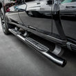 Load image into Gallery viewer, Westin 19-20 Chevrolet/GMC Silverado/Sierra 1500 Double Cab PRO TRAXX 4 Oval Nerf Step Bars - Black - Back View