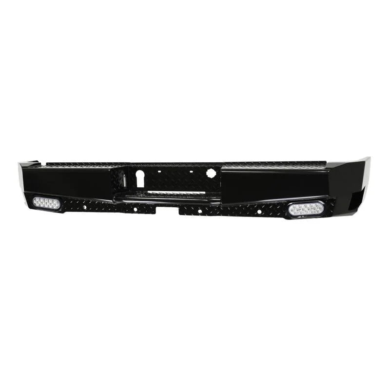 Westin 19-20 Chevy Silverado 1500 HDX Bandit Rear Bumper - Black - Side View