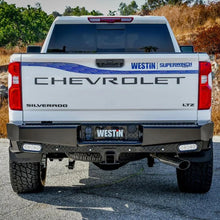 Load image into Gallery viewer, Westin 19-20 Chevy Silverado 1500 HDX Bandit Rear Bumper - Black - Additional View 5