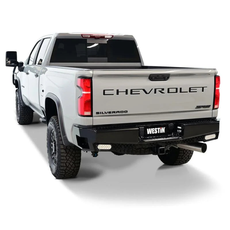 Westin 19-20 Chevy Silverado 1500 HDX Bandit Rear Bumper - Black - Additional View 8