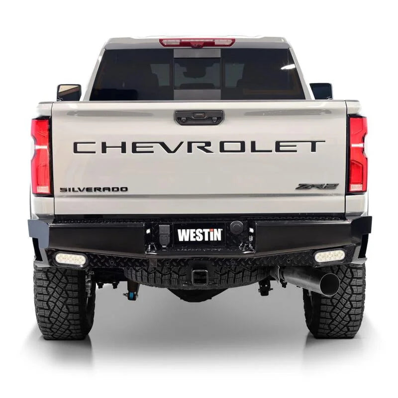 Westin 19-20 Chevy Silverado 1500 HDX Bandit Rear Bumper - Black - Additional View 10