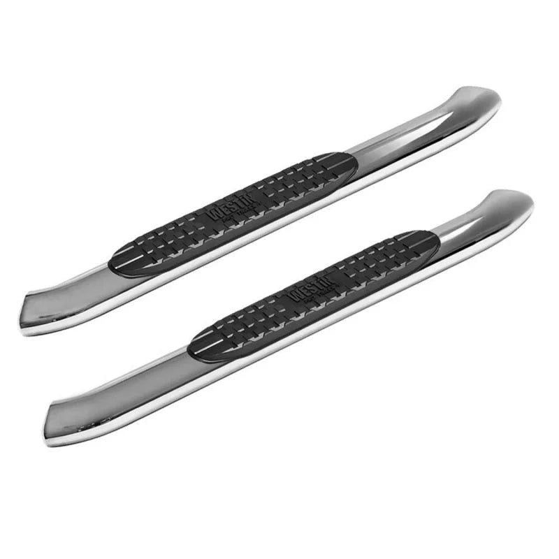 Westin 19-20 Chevy Silverado 1500 Regular Cab PRO TRAXX 4 Oval Nerf Step Bars - Stainless Steel - Main Product View