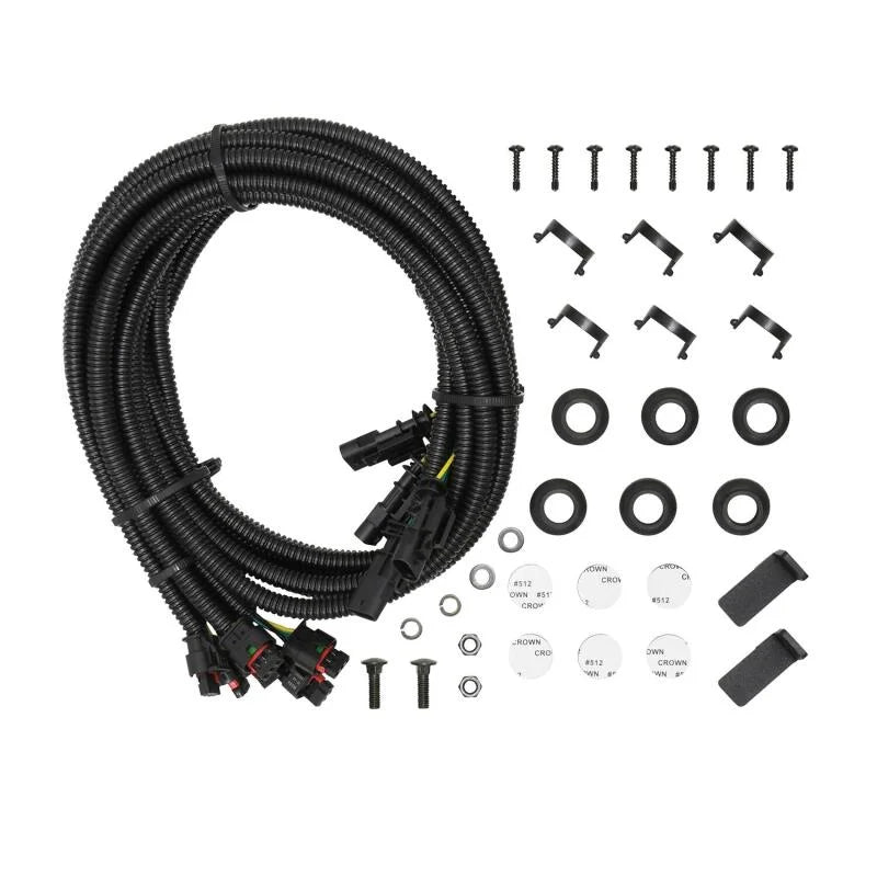 Westin 19-20 Chevy Silverado HDX Bandit Bumper Sensor Kit - Black - Detail View