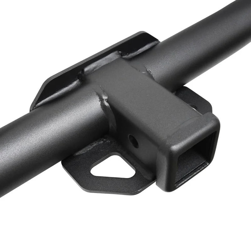 Westin 19-20 Chevy/GMC Silverado/Sierra 1500 Outlaw Bumper Hitch Accessory - Textured Black - Back View