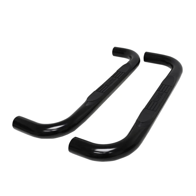 Westin 19-20 Chevy/GMC Silverado/Sierra 1500 Regular Cab E-Series 3 Nerf Step Bars - Black - Main Product View