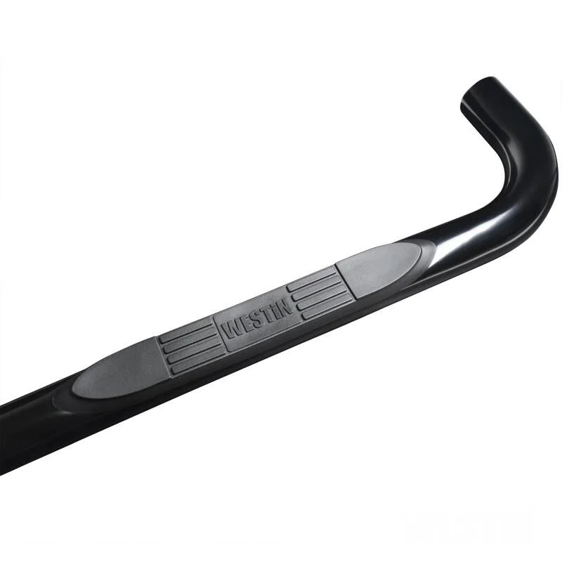 Westin 19-20 Chevy/GMC Silverado/Sierra 1500 Regular Cab E-Series 3 Nerf Step Bars - Black - Side View