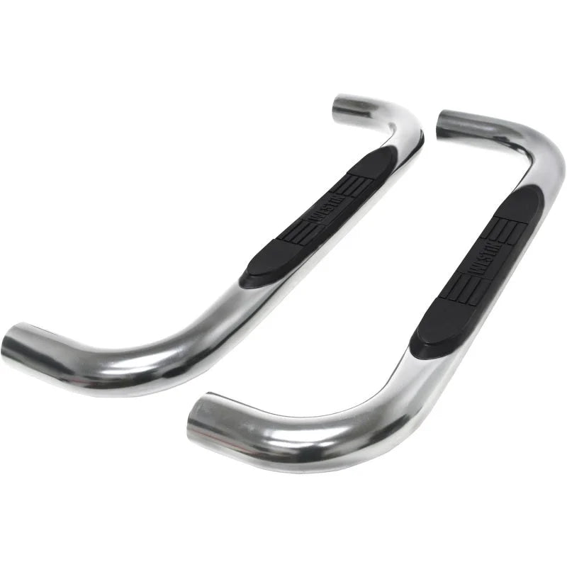 Westin 19-20 Chevy/GMC Silverado/Sierra 1500 Regular Cab E-Series 3 Nerf Step Bars - Stainless Steel - Main Product View