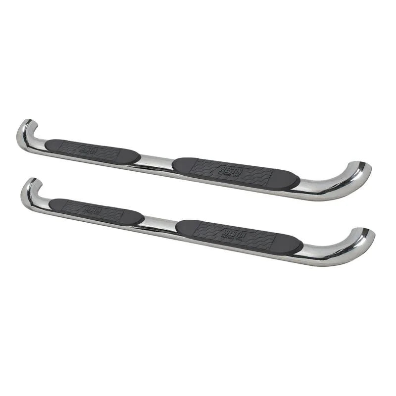Westin 19-20 Dodge Ram 1500 Crew Cab (Except Classic) 4 Oval Nerf Step Bars - Stainless Steel - Side View