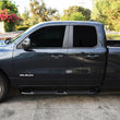 Load image into Gallery viewer, Westin 19-20 Dodge Ram 1500 Crew Cab Platinum 4 Oval Nerf Step Bars - Black - Installation View