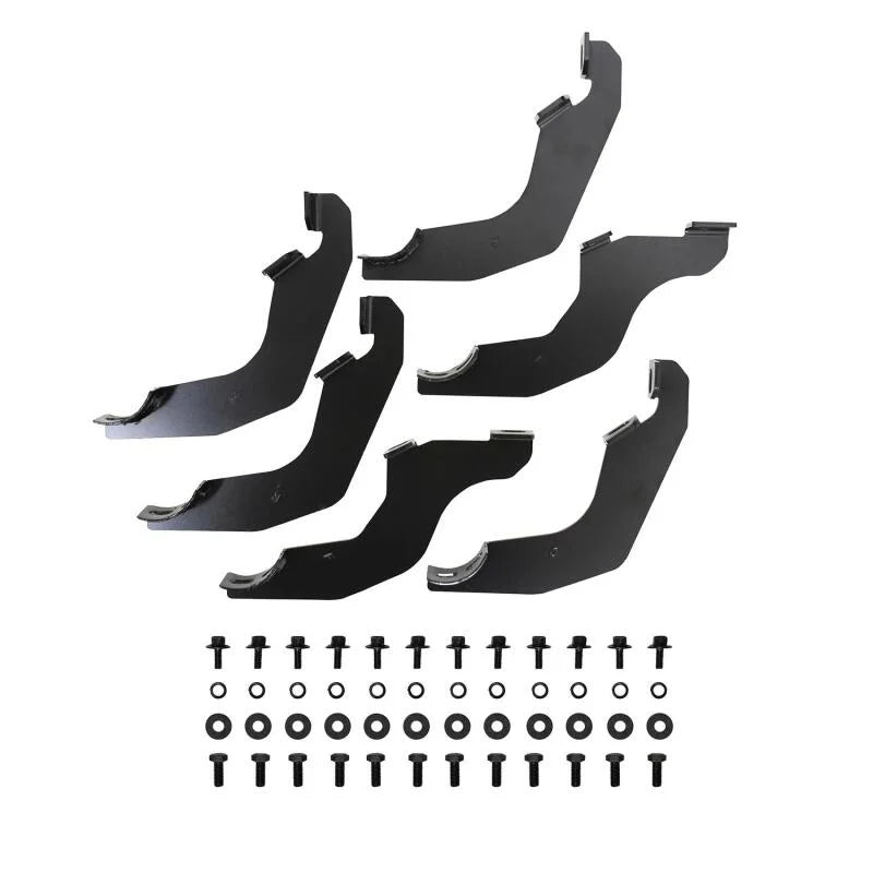Westin 19-20 Ford Ranger SuperCrew E-Series 3 Nerf Step Bars - Black - Back View