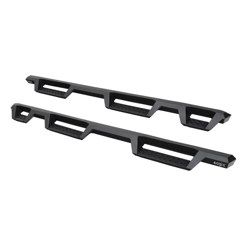 Westin 19-20 Ram 1500 5.5ft bed (Excludes 1500 Classic) HDX Drop W2W Nerf Step Bars - Textured Black - Back View