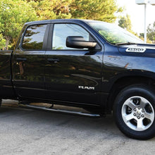 Load image into Gallery viewer, Westin 19-20 Ram 1500 Crew Cab E-Series 3 Nerf Step Bars - Black - Side View