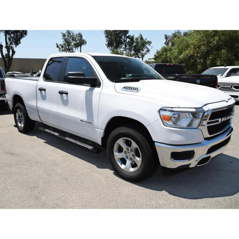Westin 19-20 Ram 1500 Quad Cab (Excl 2019 Ram 1500 Classic) R5 Nerf Step Bars - Black - Side View