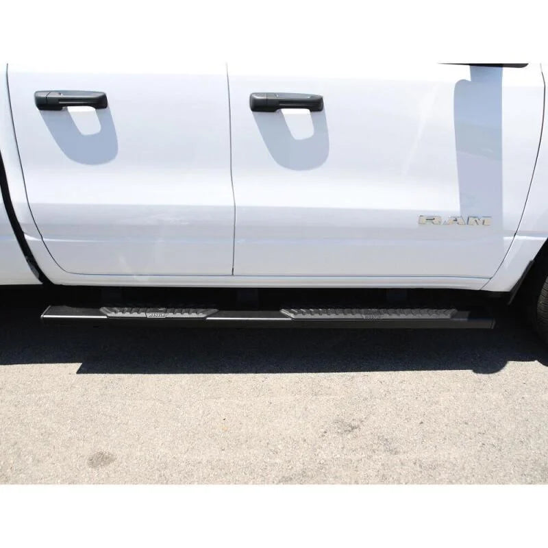 Westin 19-20 Ram 1500 Quad Cab (Excl 2019 Ram 1500 Classic) R5 Nerf Step Bars - Black - Back View