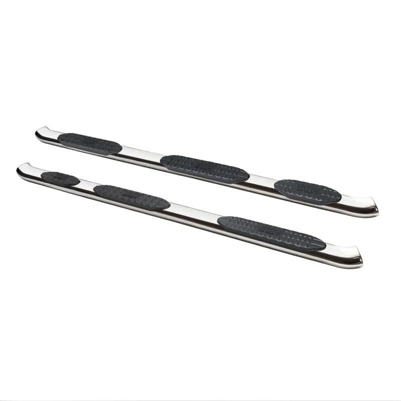 Westin 19-20 Ram 1500 Quad Cab w/ 6.5ft Bed PRO TRAXX 5 W2W Oval Nerf Step Bars - Stainless Steel - Installation View