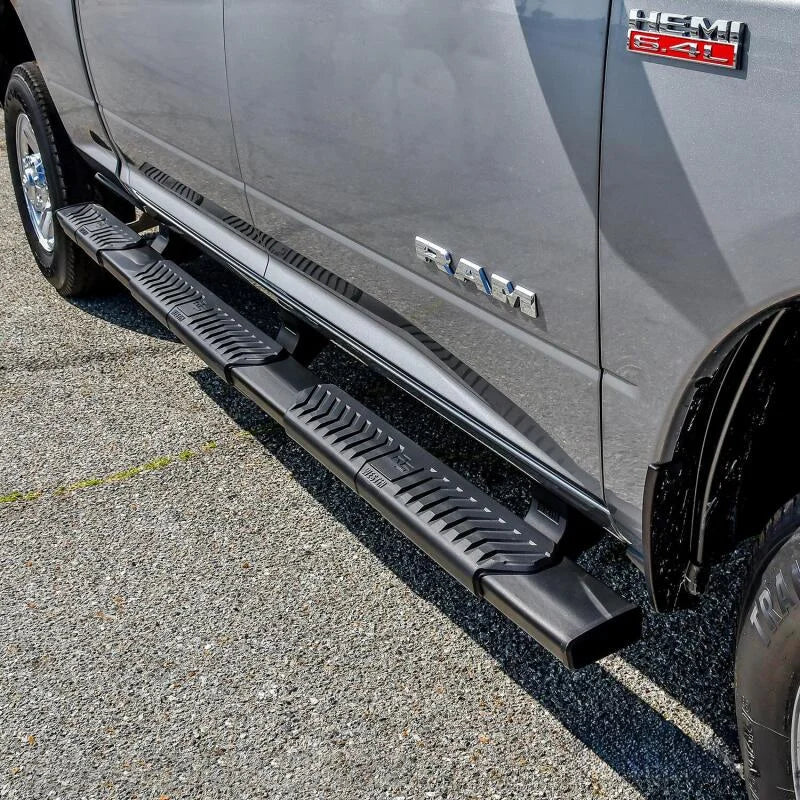 Westin 19-20 Ram 2500/3500 Crew Cab (6.5ft Bed) R5 M-Series W2W Nerf Step Bars - Textured Black - Installation View